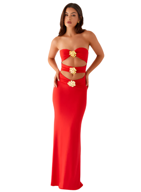Sun-Kissed Tangerine Dress