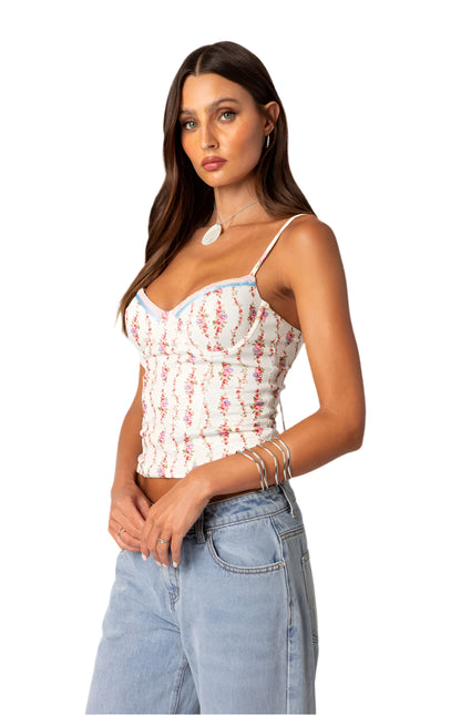 Rosa Bloom Lace Corset