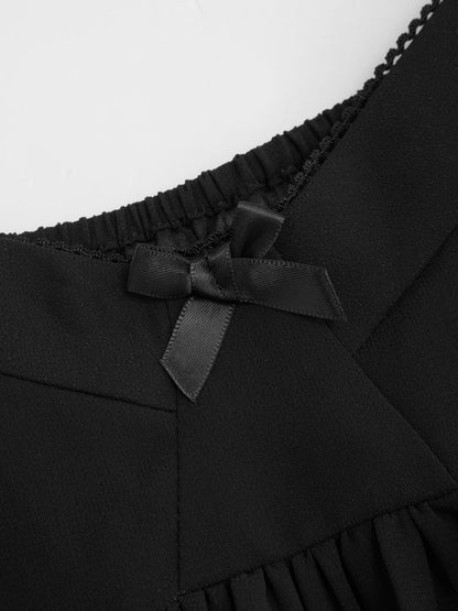Bowknot Oversized Mini Nightdress