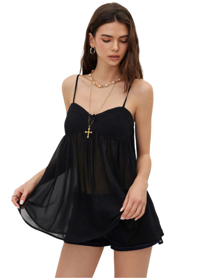 Bowknot Oversized Mini Nightdress