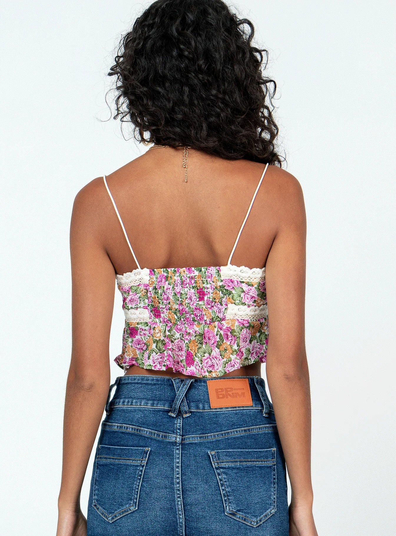 Rosalie Square-Neck Floral Tank