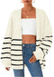 Striped White Black