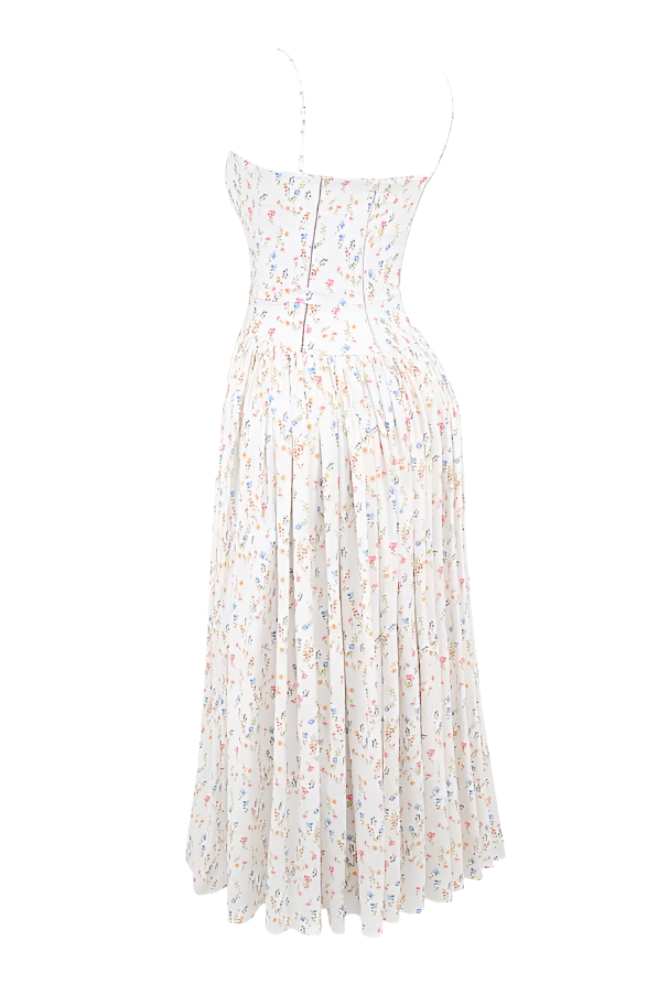 White Cotton Maxi Sundress