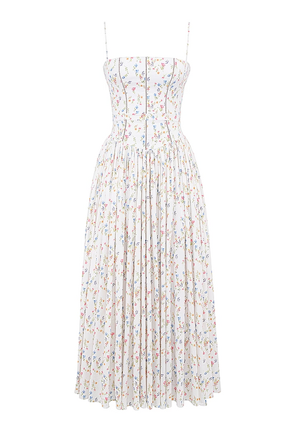 White Cotton Maxi Sundress